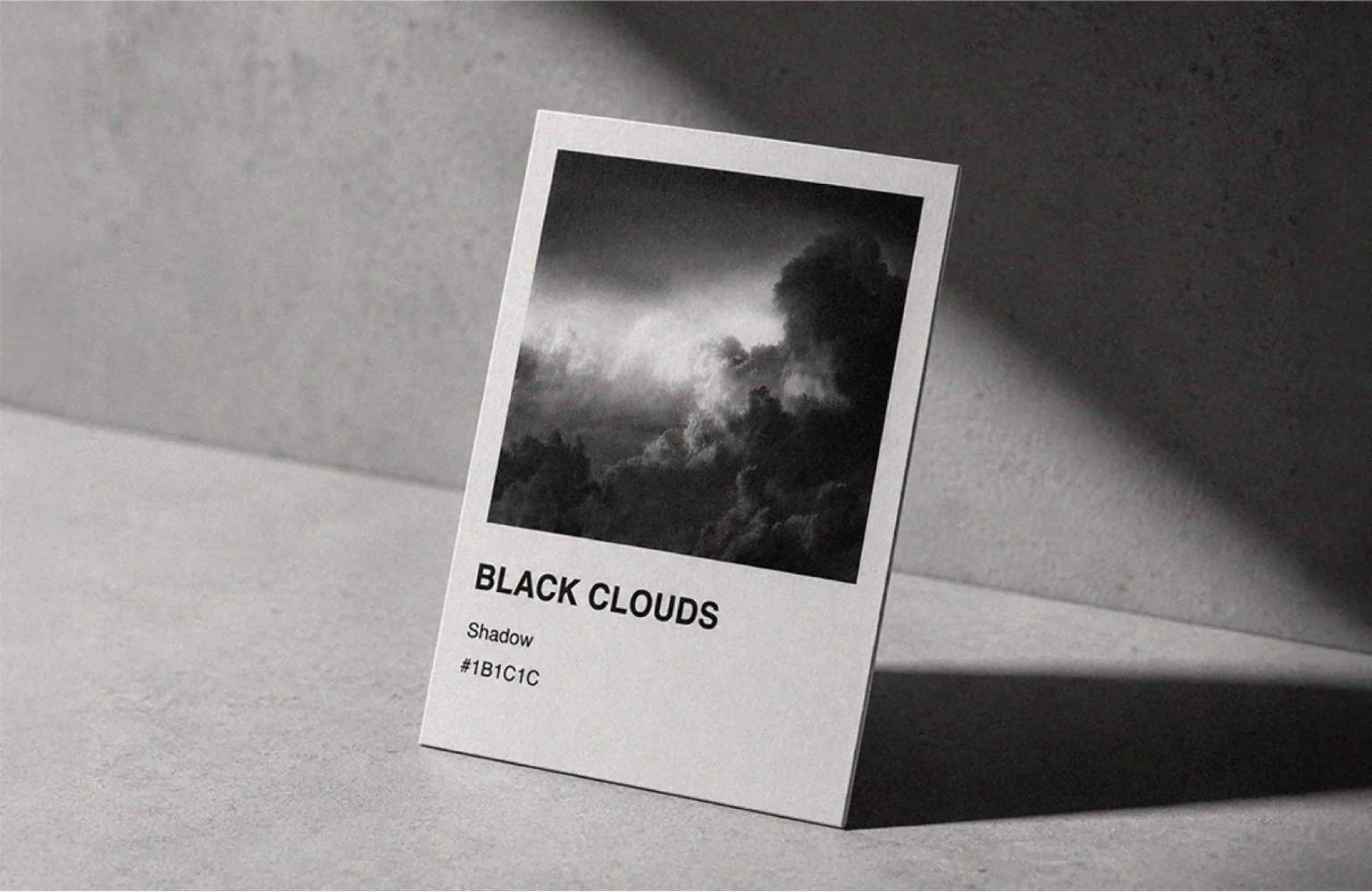 Kloud black clouds card