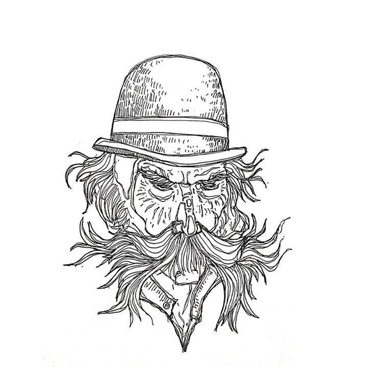 Hat portrait study