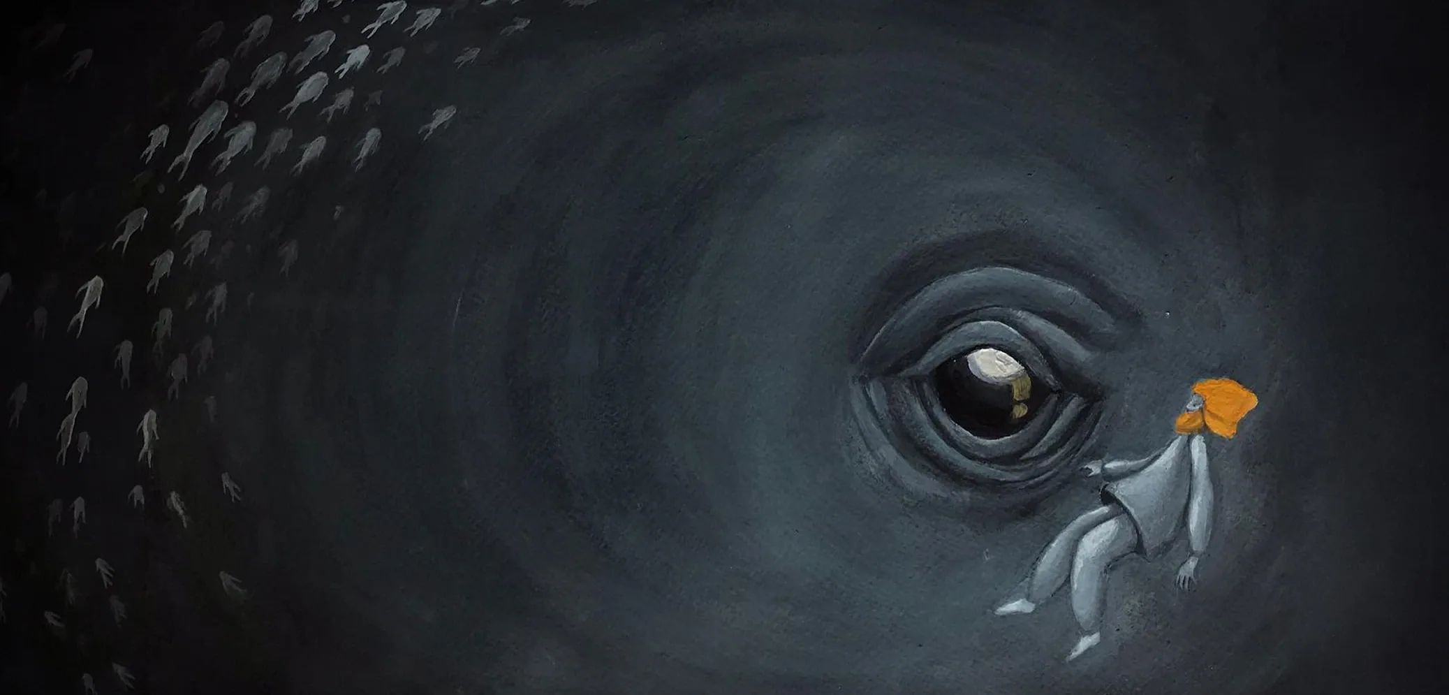 Dark eye illustration