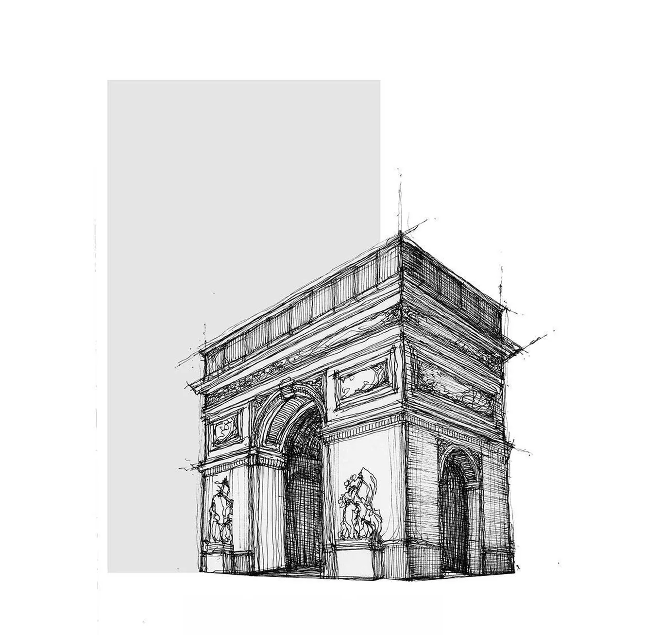 Arch monument sketch